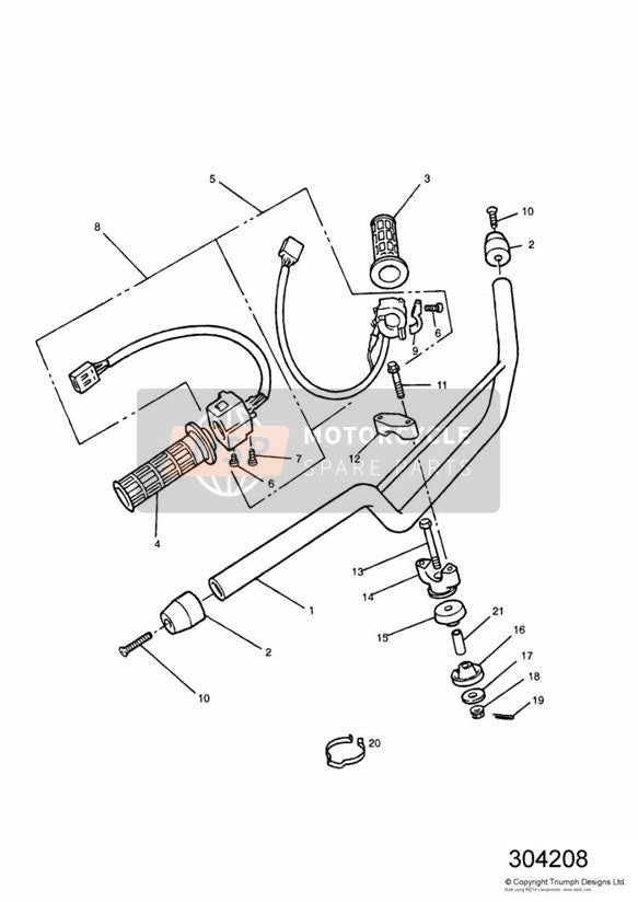 T3330933, Screw, Csk, M6 X 60, Slv, Triumph, 2