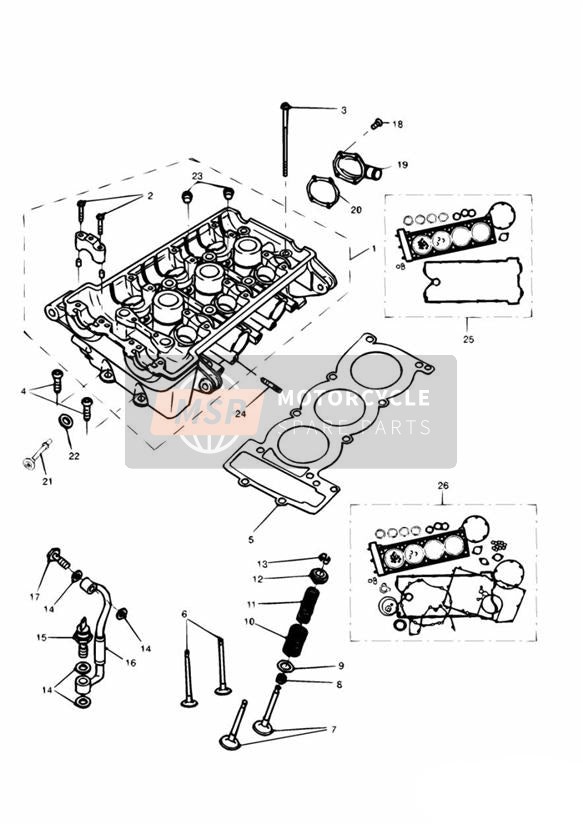 T3100015, Stud, Shld, M8 X 36.5, Slv, Enc, Triumph, 1