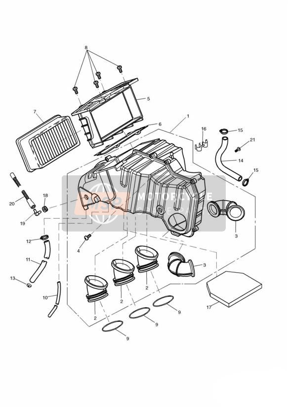 T3450145, End Tip, Triumph, 1