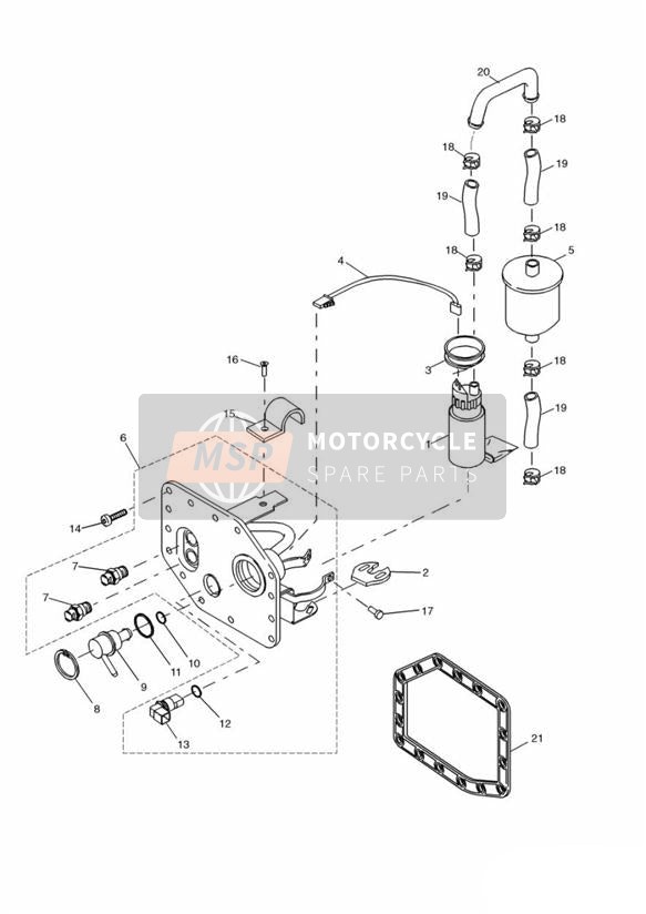 T3332130, Bolt, H/hd, M4 X 16, Slv, Triumph, 2