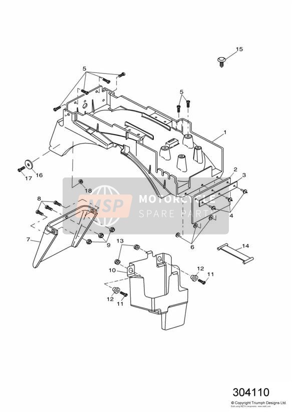 T3350010, Locknut, Flgd, M5, Triumph, 2