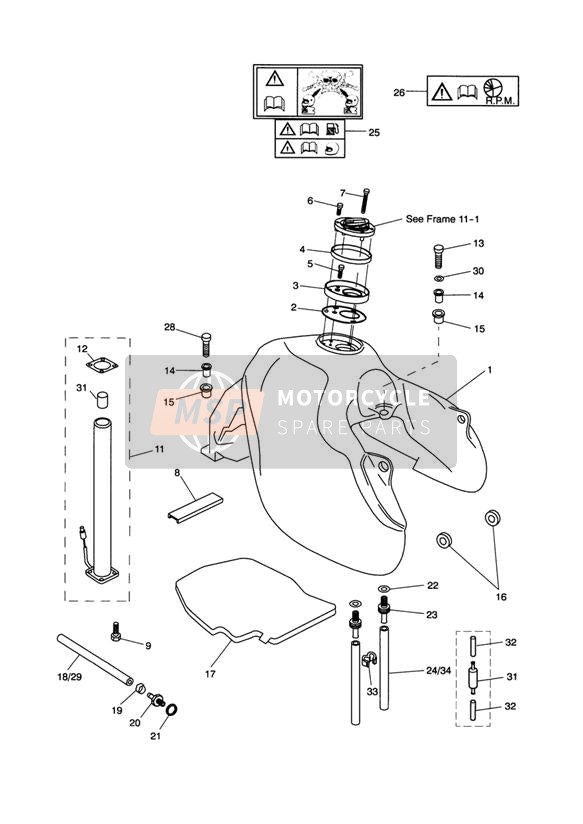 T2040811, Twin Clip, Brake Hose, Triumph, 2