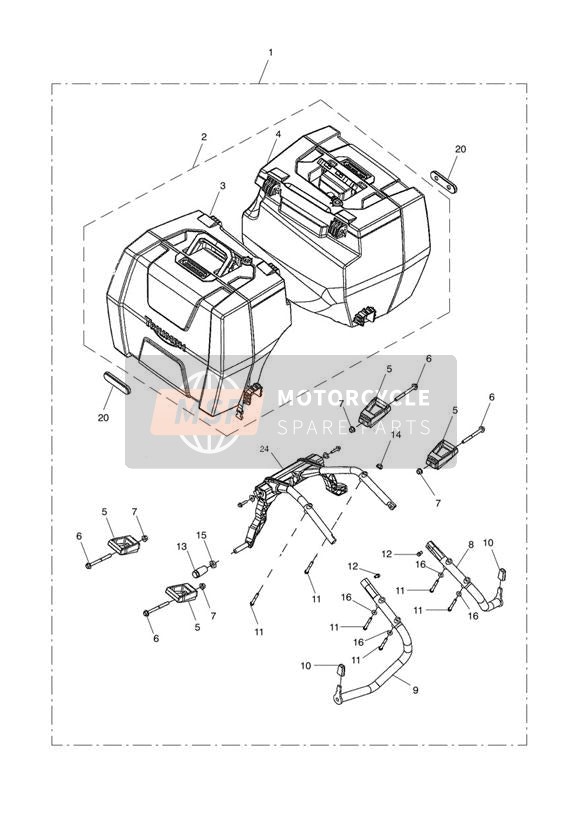 T3350004, Locknut, Flanged, M8 X 1.25, Triumph, 2