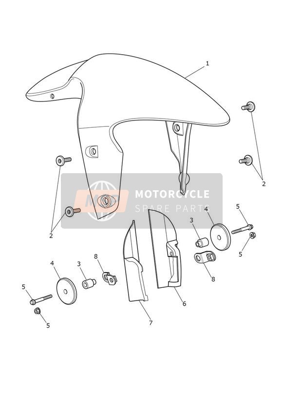 T3350003, Locknut, Flanged, M6 X 1, Triumph, 2