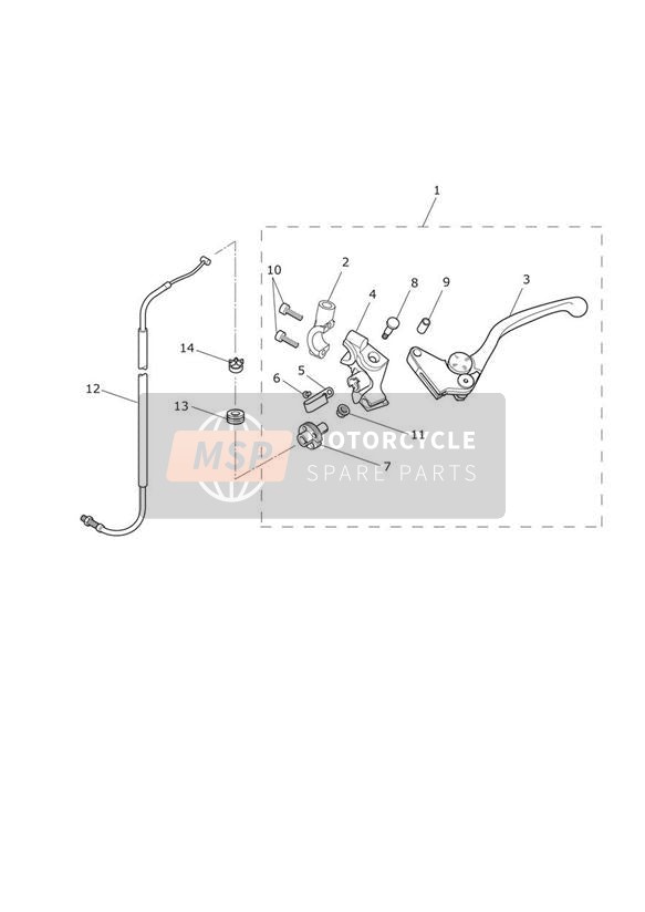 T3700108, Clip, Cable, 14.3 X 10, Triumph, 2