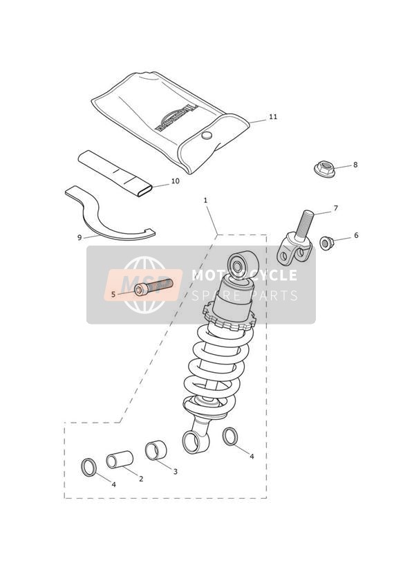 T3332650, Bolt, Tx, M10 X 52.5, Triumph, 0