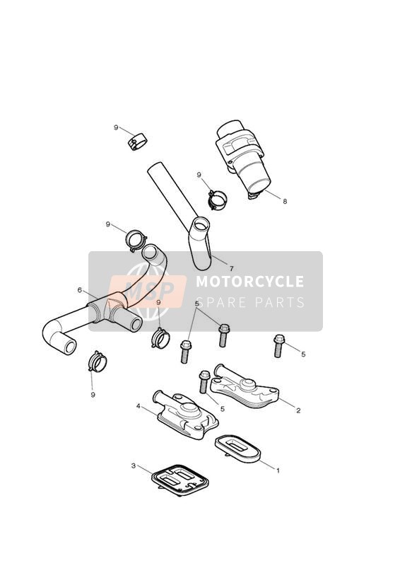 T3700051, Hose Clip, Dia 18.1-20 X 8mm, Triumph, 0