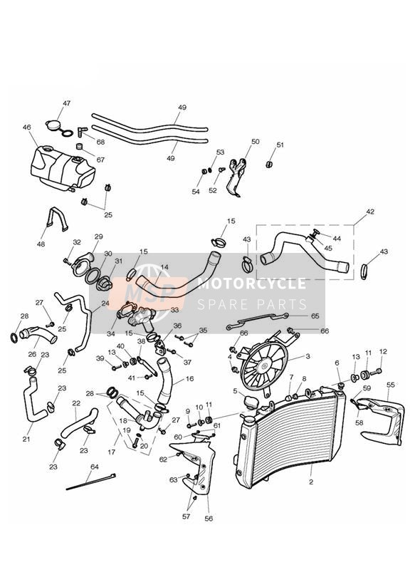 T3205070, Bolt, Hhf, Lghtd, M6 X 30, Slv, Triumph, 1