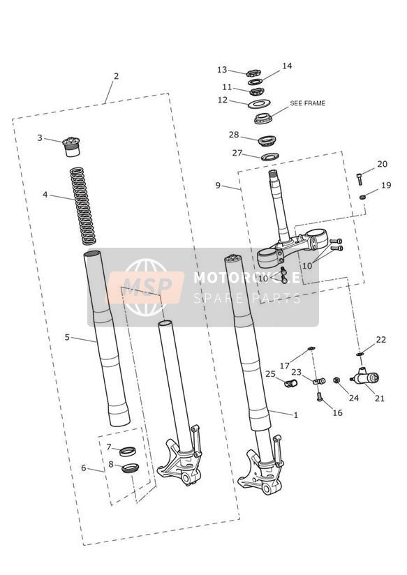 T2040301, Adjuster Nut, M30, Lower, Triumph, 0