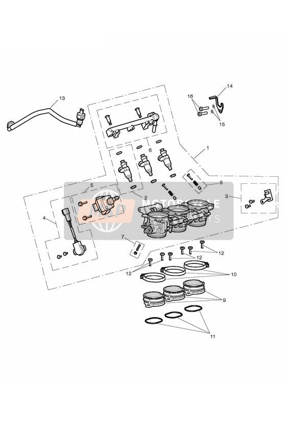 T3330696, Screw, But/hd, M5 X 16, Slv, Triumph, 2