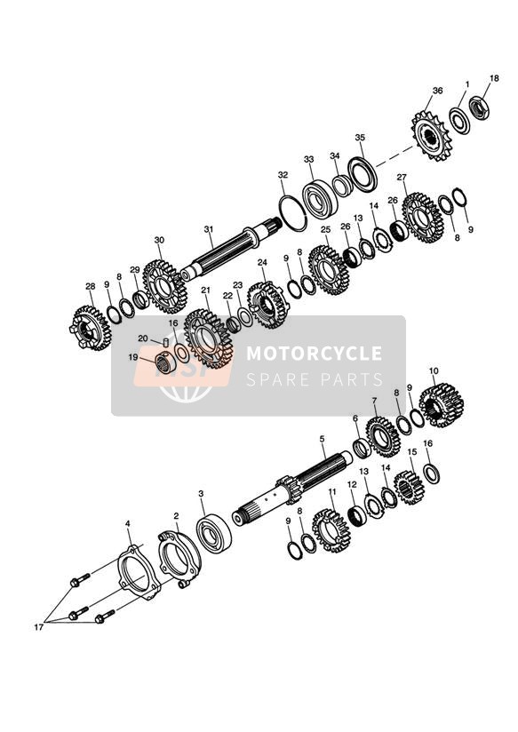 Transmissie Eng. nr. 330119 gt