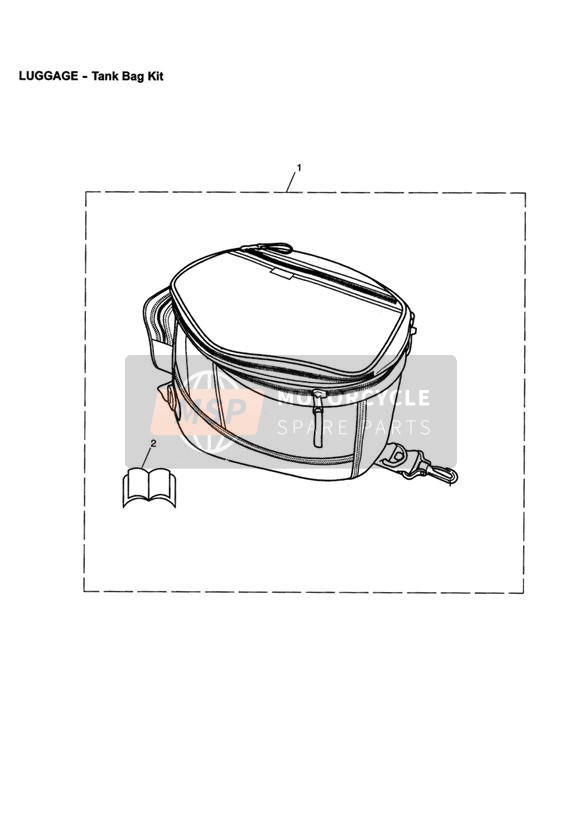 Magnetische tanktas kit 2030L