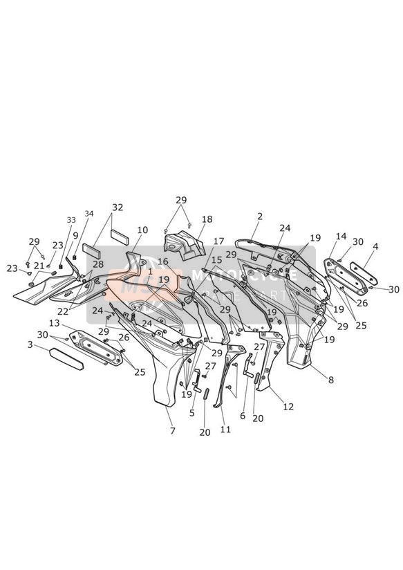 T2306048, Bracket, Bodywork, Moulded, Triumph, 1