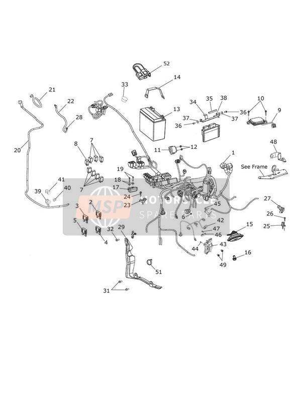 T2505075, Socket, Auxillary Power, Triumph, 2