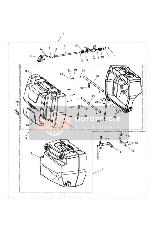 2 Box Pannier Kit Touring US