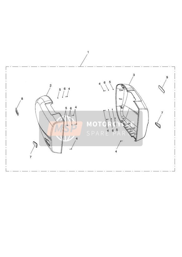 Kit Coperchio Pannier a 2 Scatole