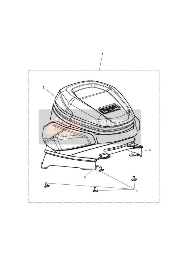 Kit borsa posteriore