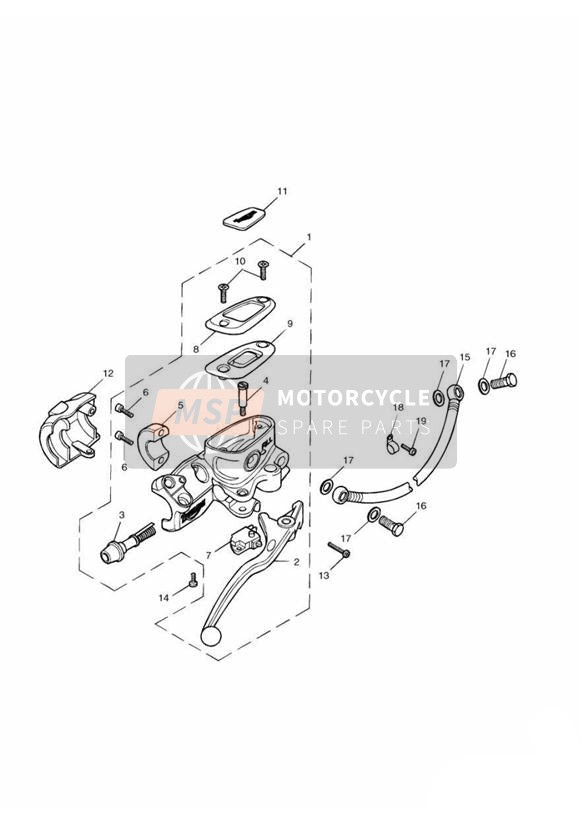 T3330018, Screw, Phil, Pan/hd, M5 X 25, Triumph, 2