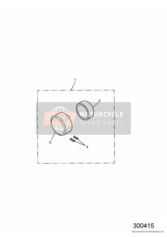 Cache-écrous d'essieu arrière