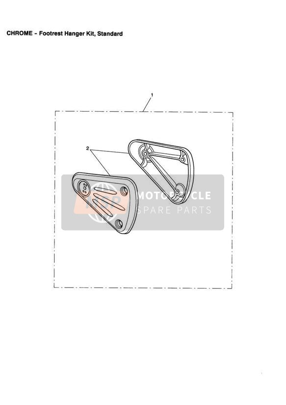 Kit de support repose-pieds standard