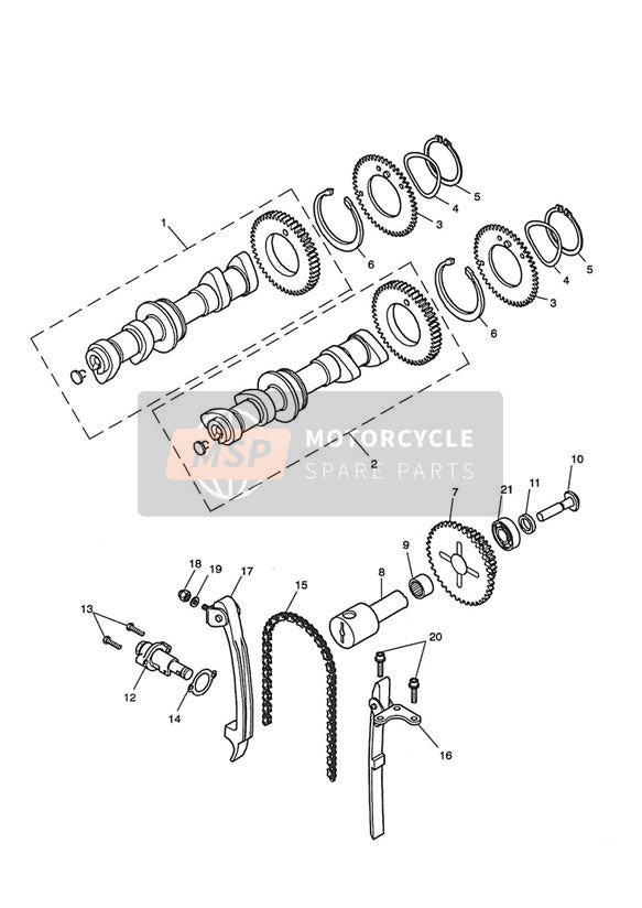 Nockenwelle und Nockenwellenantrieb