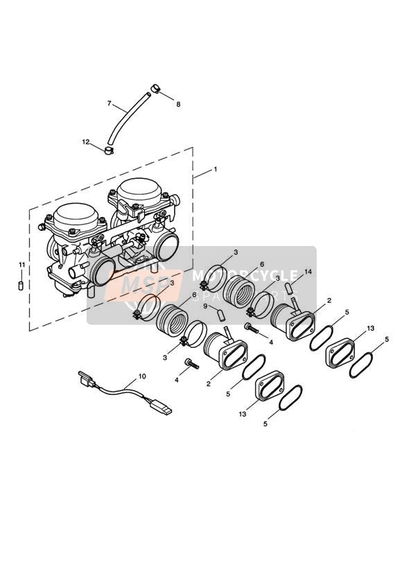 T1240092, Rubber, Ht, Carb To Head, Triumph, 0