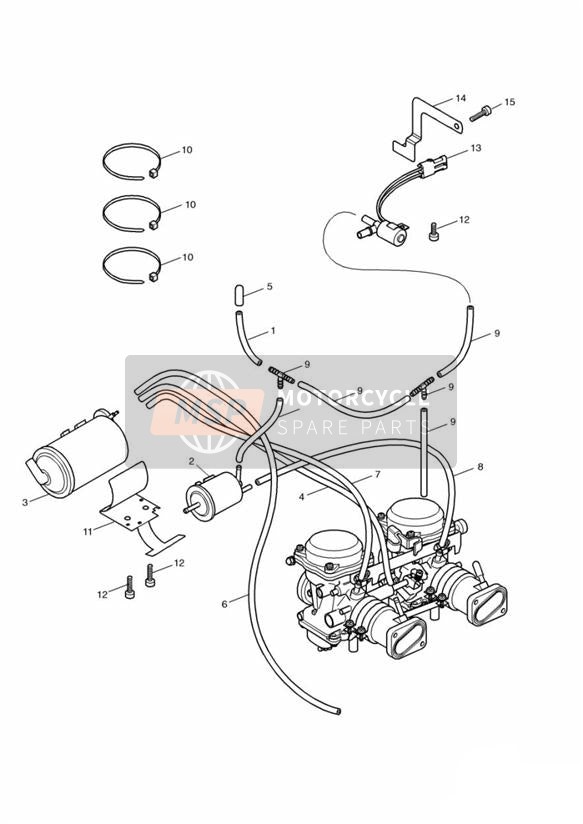 T2400160, Carbon Canister, Triumph, 2