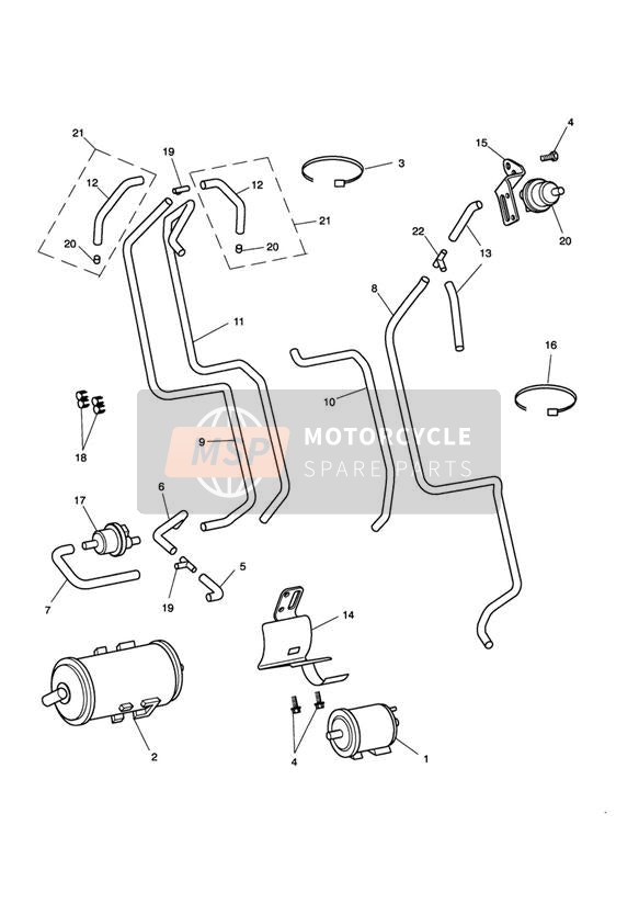 T3205063, Bolt, Hhf, Lghtd, M6 X 16, Slv, Triumph, 0