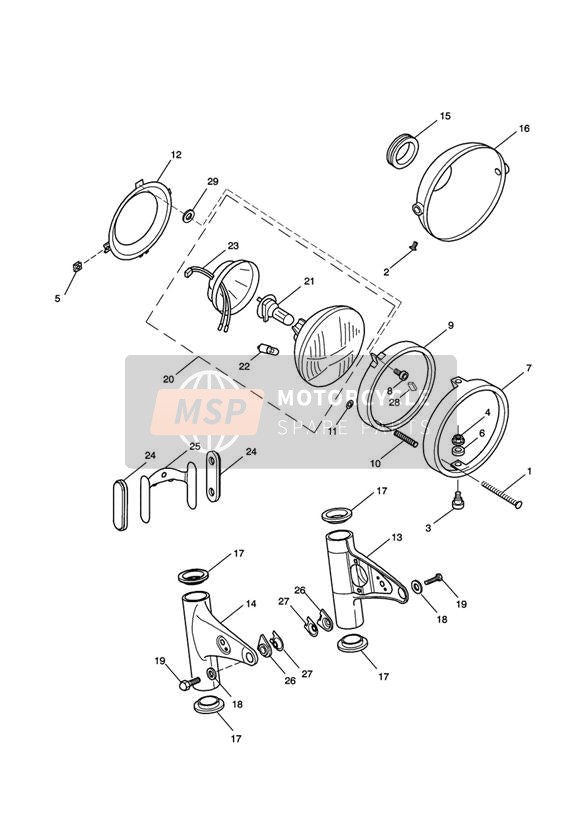 T2700493, Nut & Washer Assy, M5, Slv, Triumph, 0