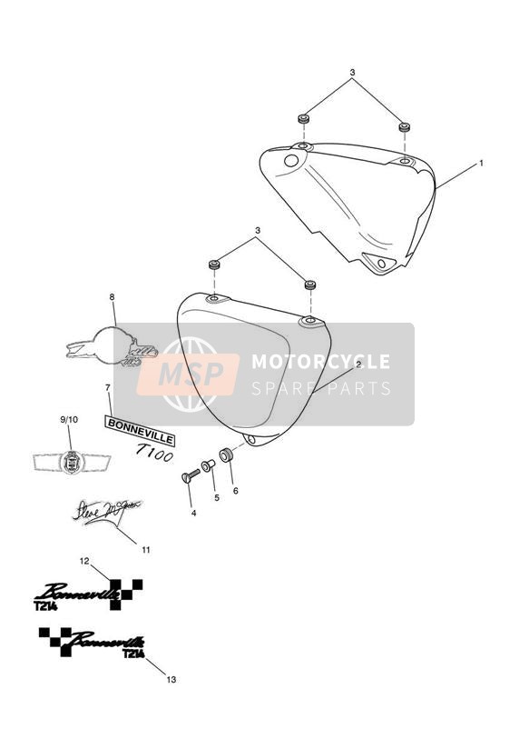 T3020003, Tülle, Triumph, 1