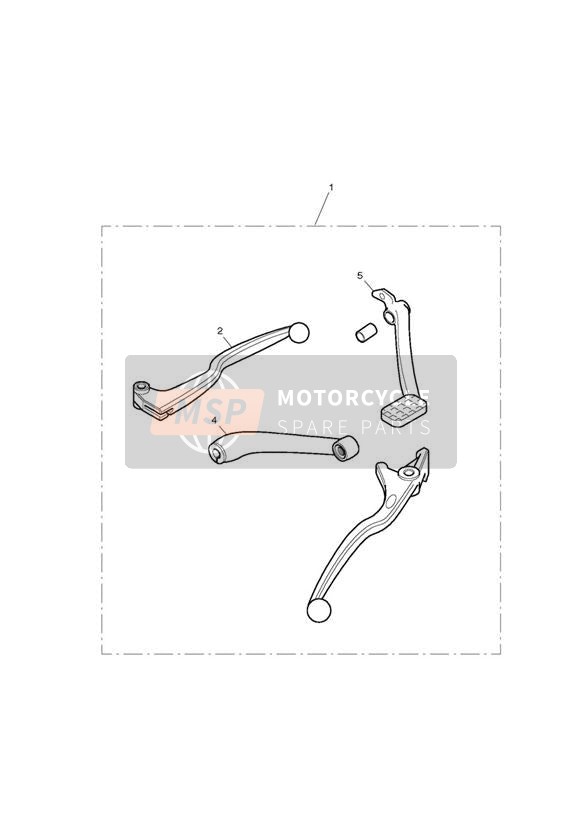 Kit de levier en chrome
