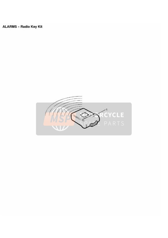 Kit de clé radio