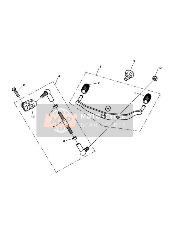 Gangwahlpedal Rocket III Classic Nur Incl Special Edition