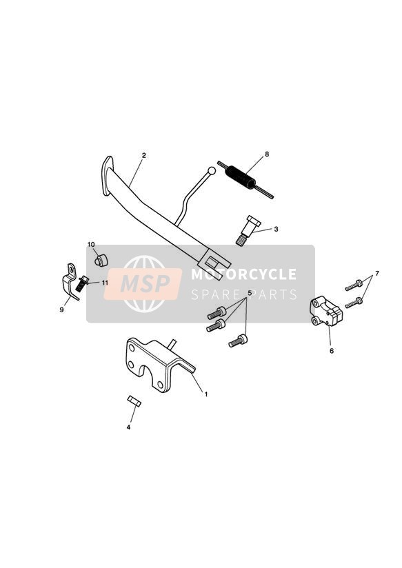 Seitenständer Rocket III & Roadster