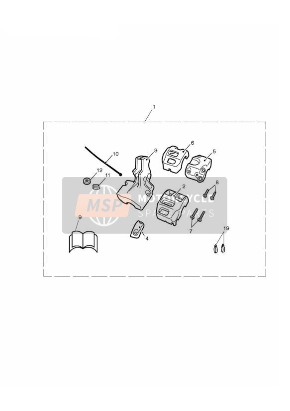 Kit de Carcasa de Interruptores