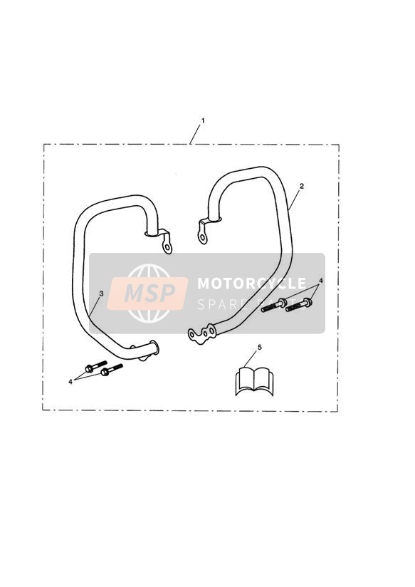 Kit de barras protectoras del motor