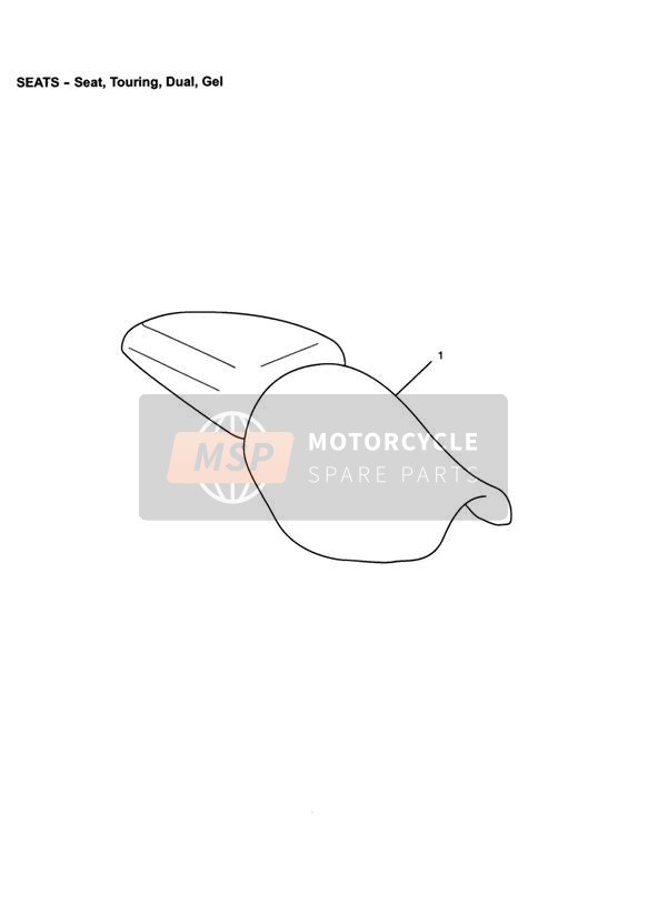 Asiento de Turismo Dual de Gel