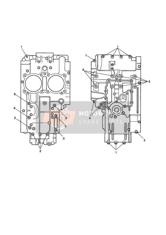 Tornillos de la caja de cambios