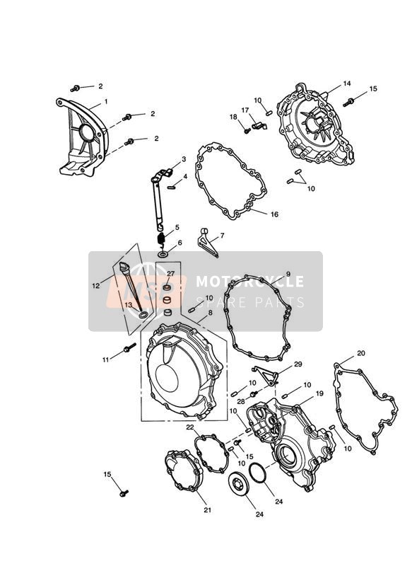 T1261410, Dipstick Assy, Triumph, 0