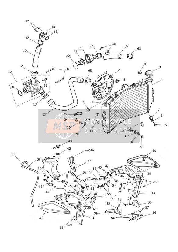T3331517, Screw, P/hd Tx, Shld, M6 X 16, S, Triumph, 0