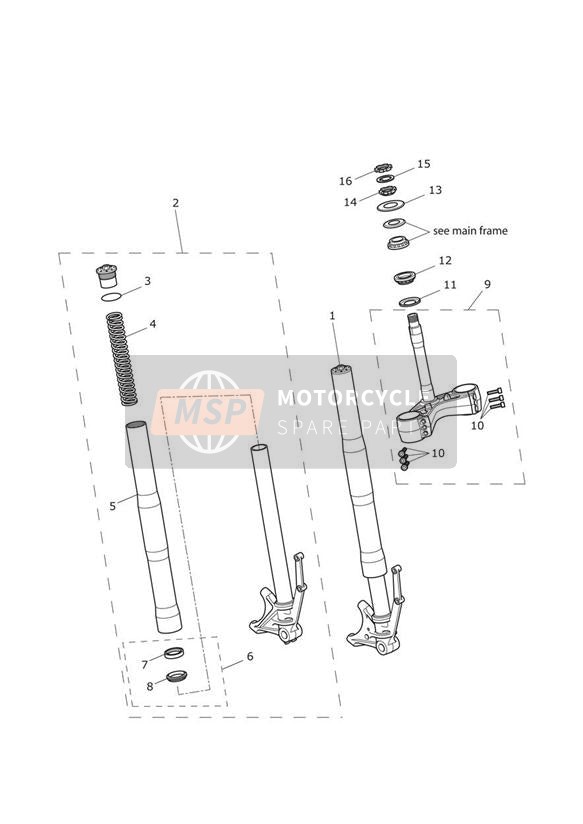 T2040301, Adjuster Nut, M30, Lower, Triumph, 1