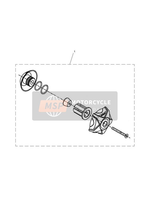 Finisher Kit Achsmutter Schwarz