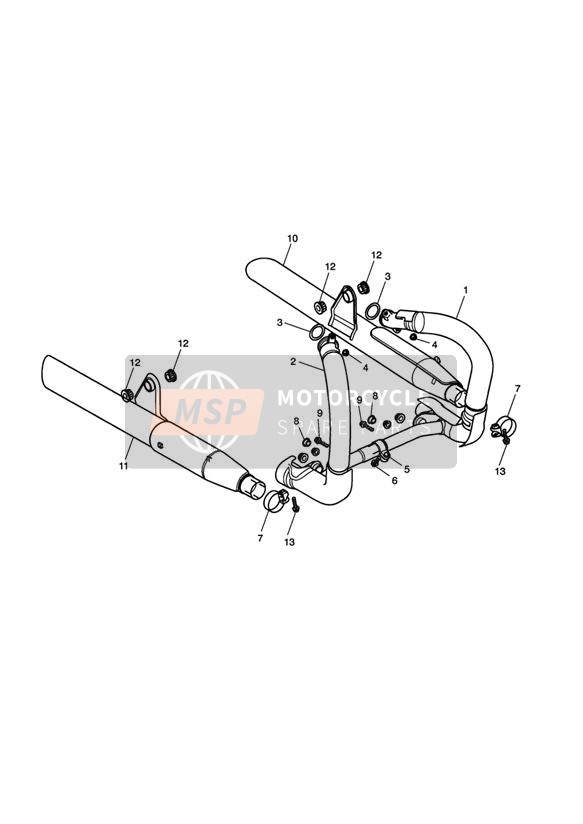 Système d'échappement, numéro GT 281466F2279279F4