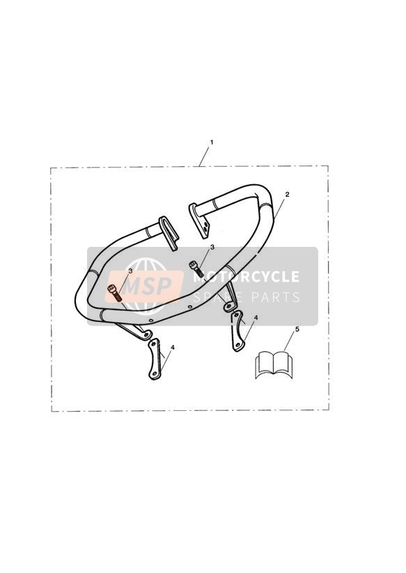 Kit de barre de protection pour moteur surdimensionné
