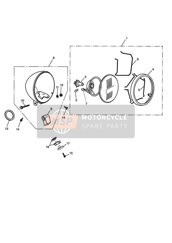 Scheinwerfer-Assembly GT 469049