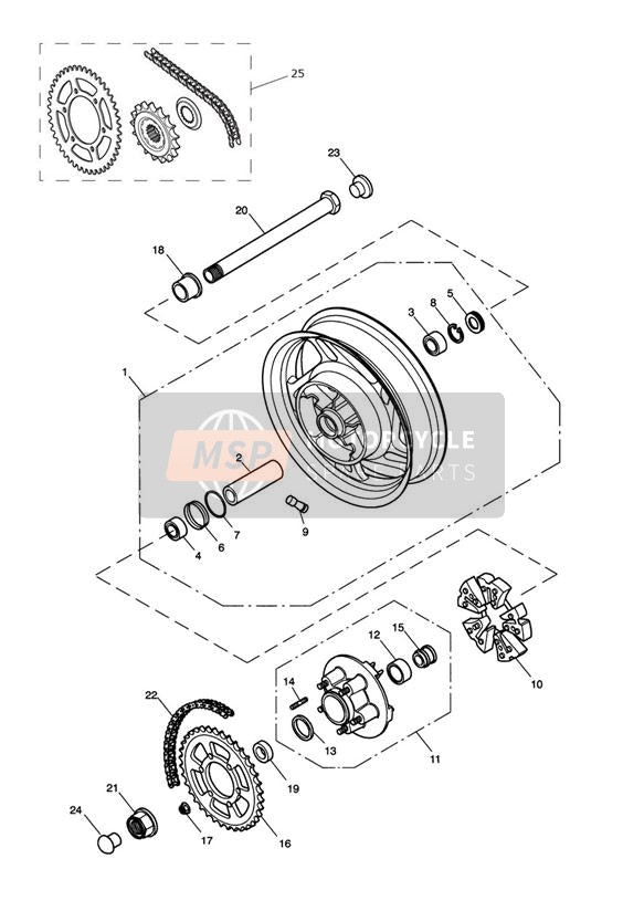 Hinterrad & Endantrieb GT 469049