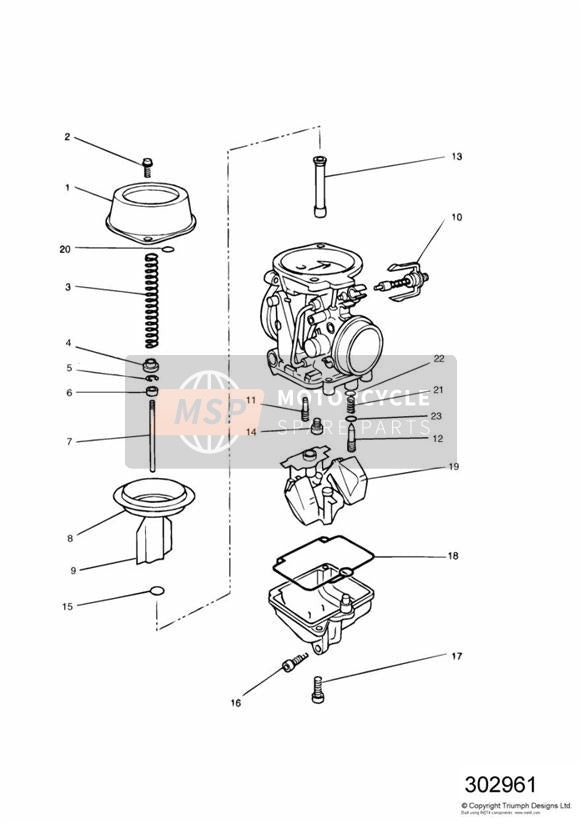 Pièces de carburateur, ensembles de carburateurs T1240625