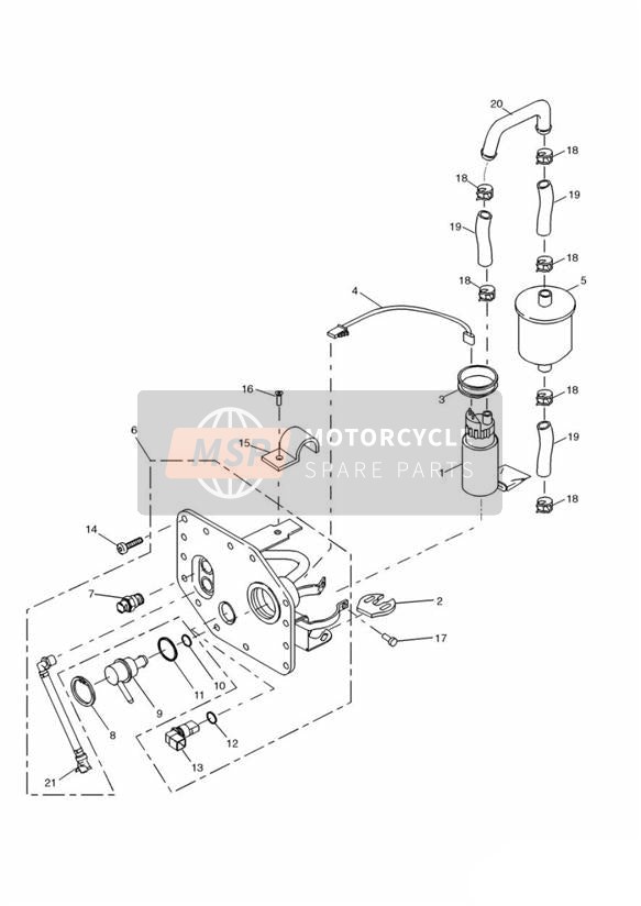 Pompa Carburante e Filtri GT 207554