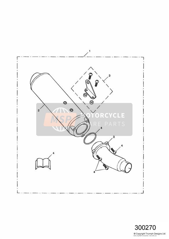 Kit silenziatore tipo SS 1B