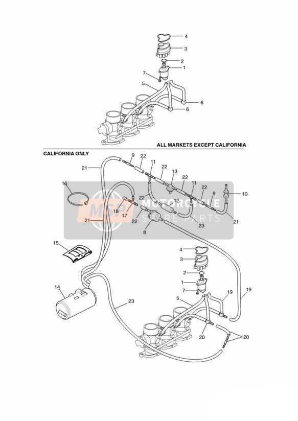 Attrezzatura di perdita evaporativa N. motore 92882